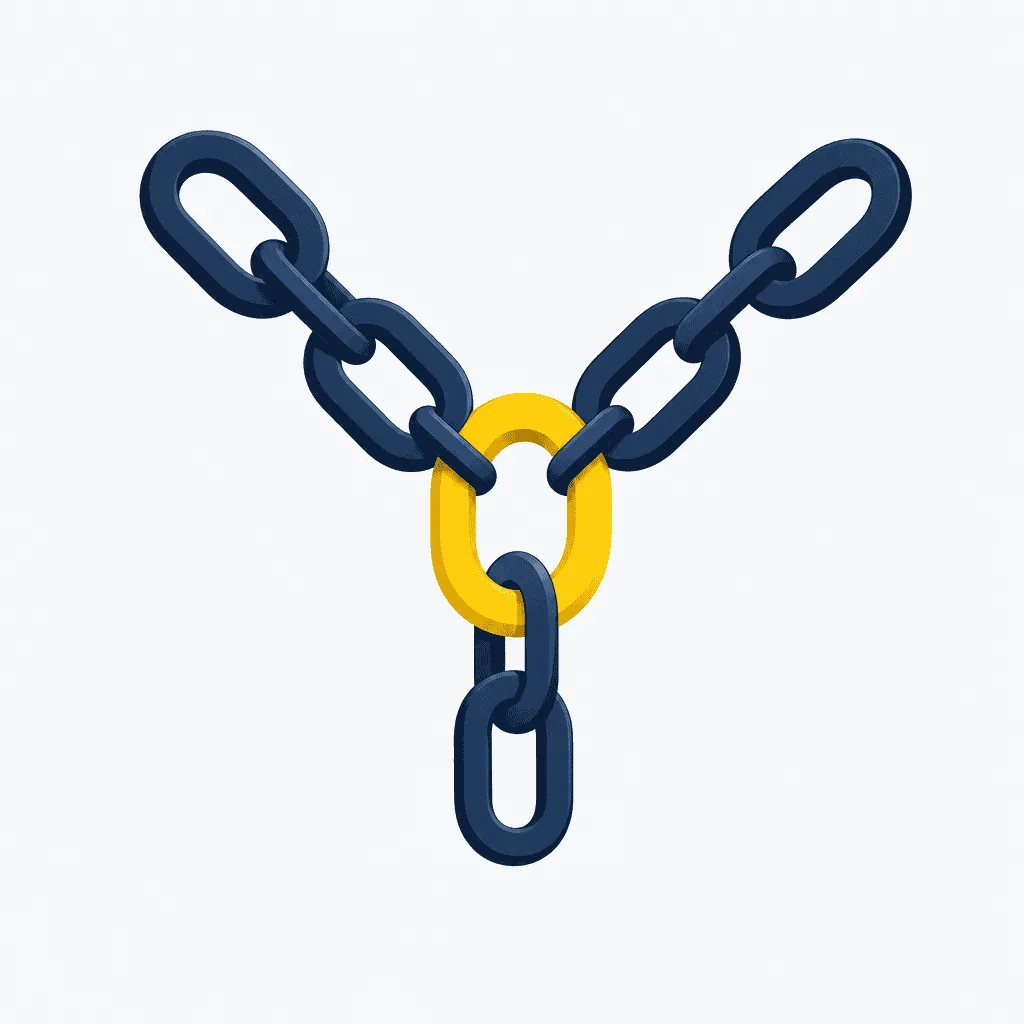 Intelligent Links Growth product icon - abstract chain links